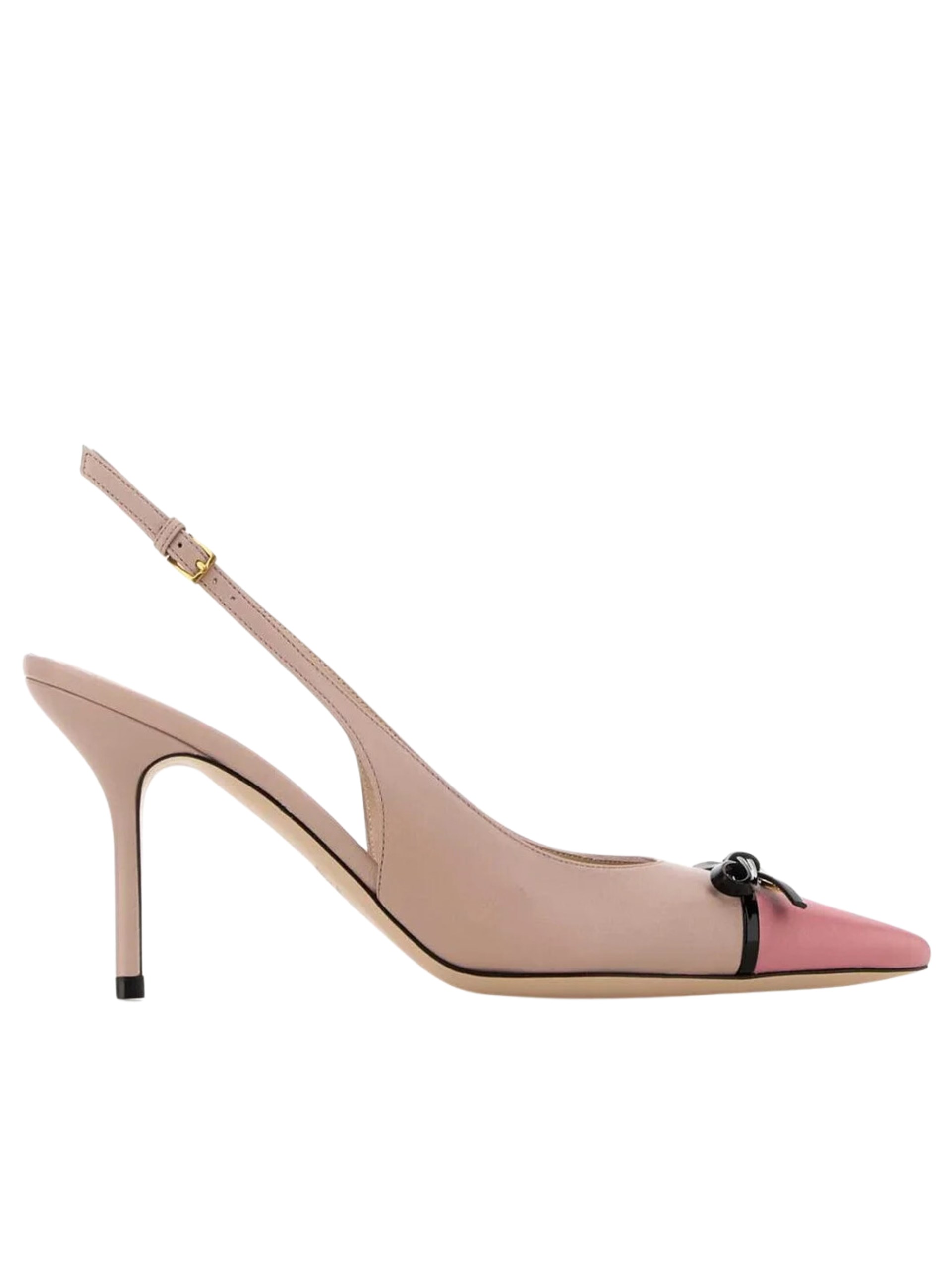 Valentino Garavani Bow Detailed Pointed Toe Pumps in pink