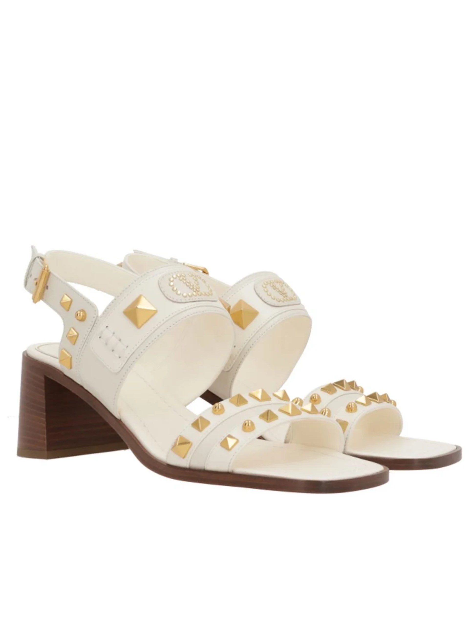 Valentino Garavani Rockstud Square Open Toe Sandals