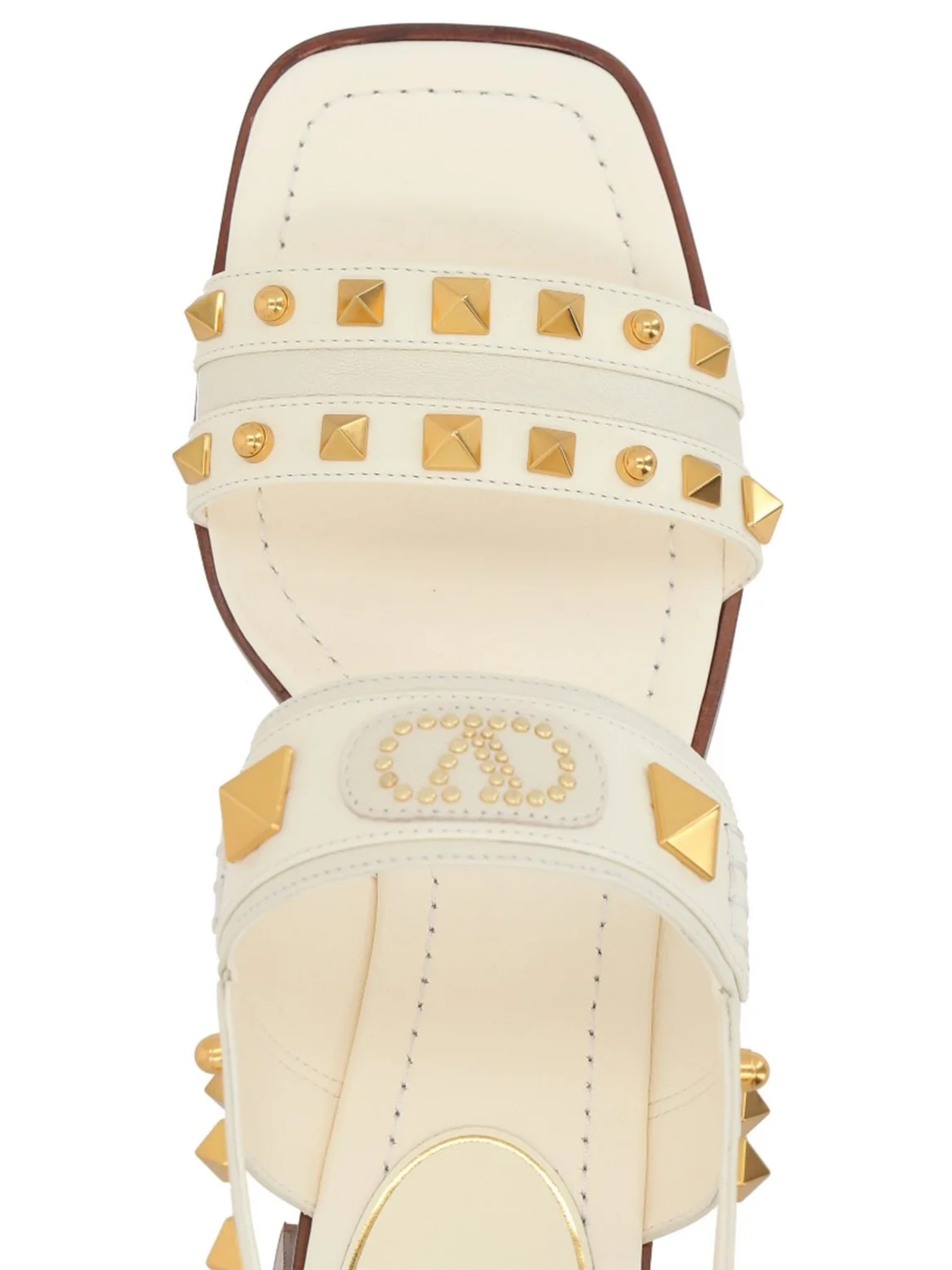 Valentino Garavani Rockstud Square Open Toe Sandals