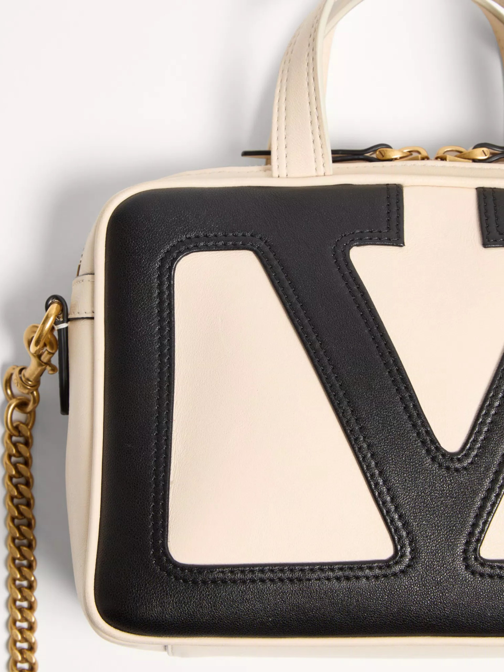 Valentino Garavani Viva Superstar leather milk bag