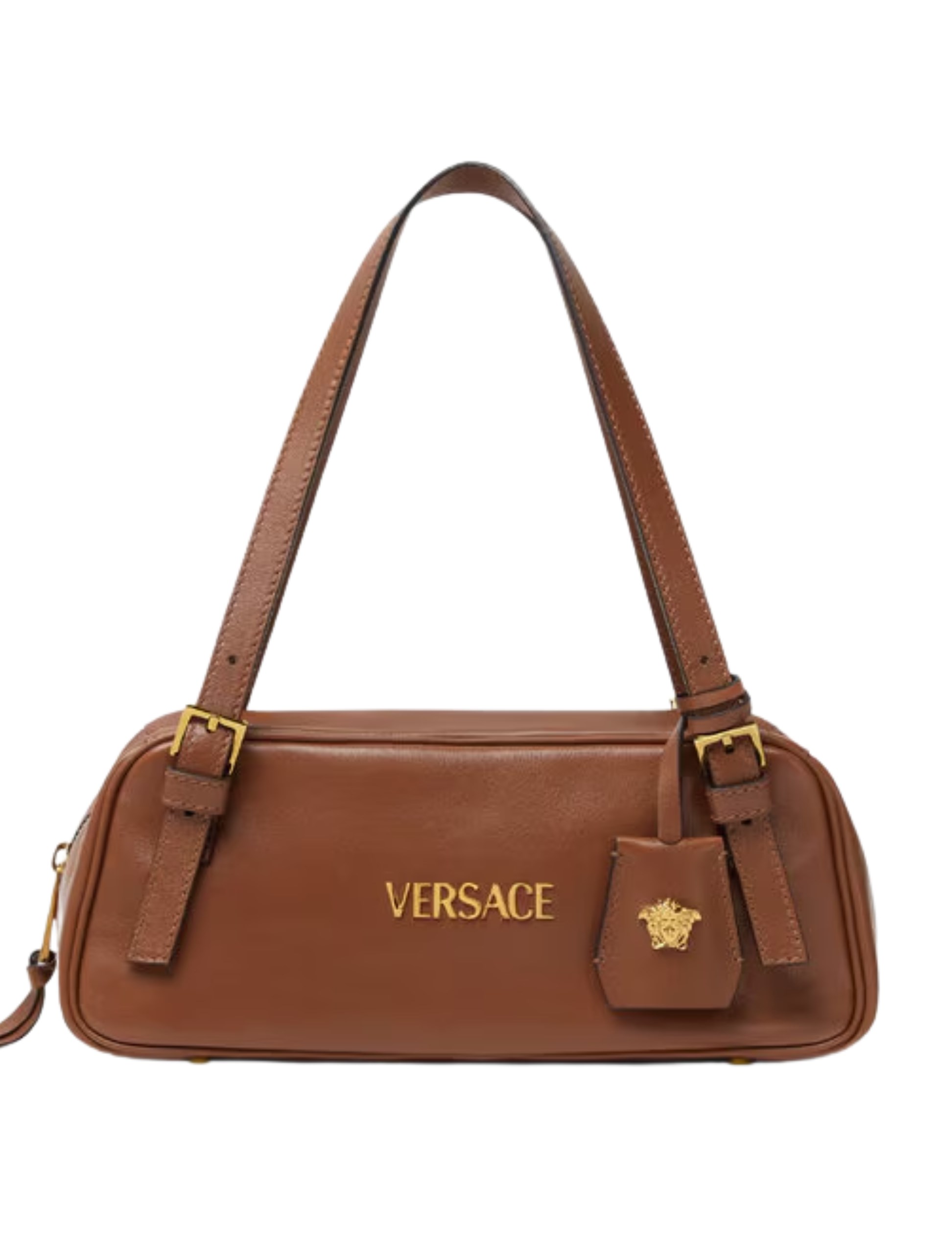 Brown Versace leather bag