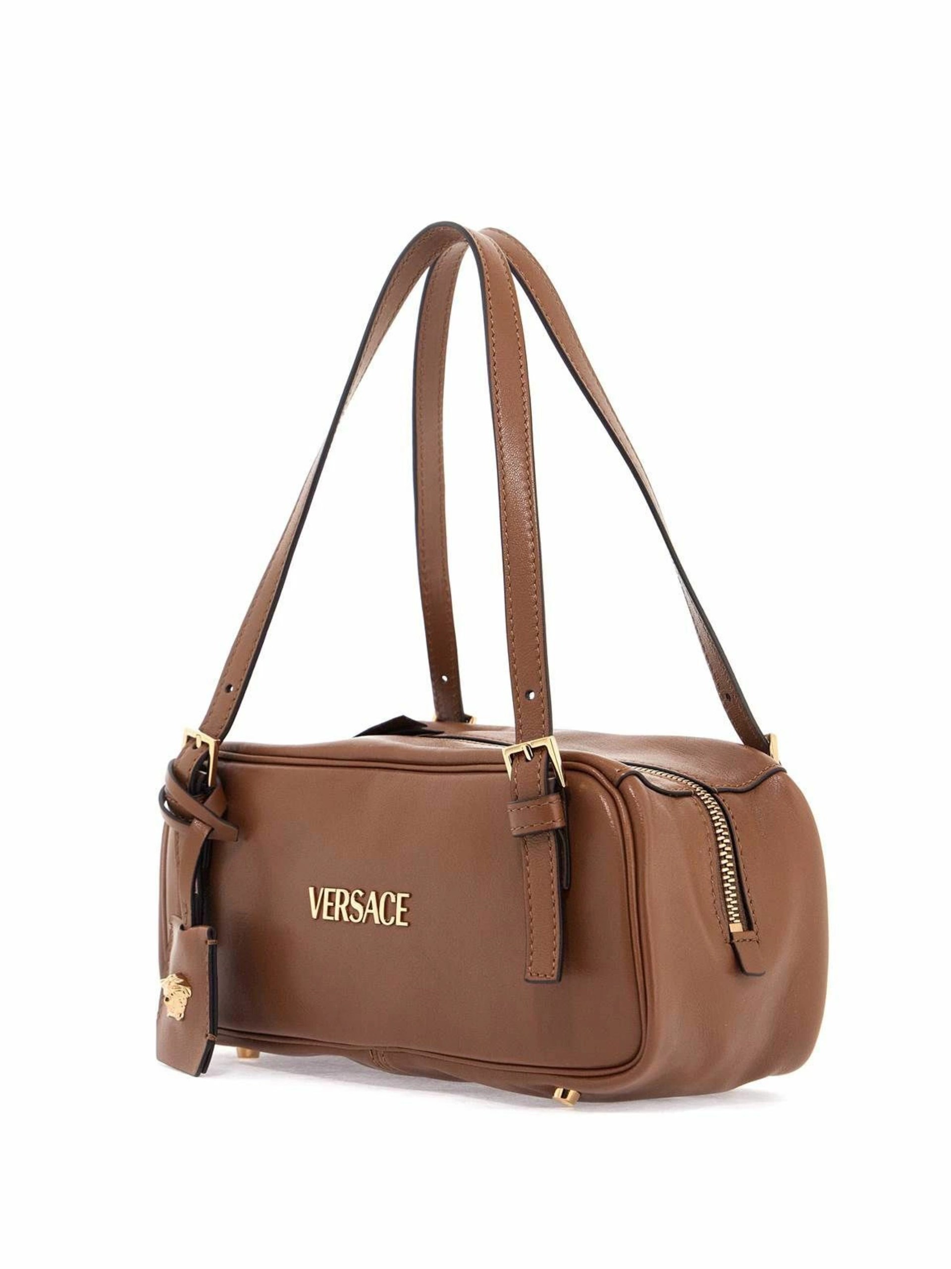 Brown Versace leather bag