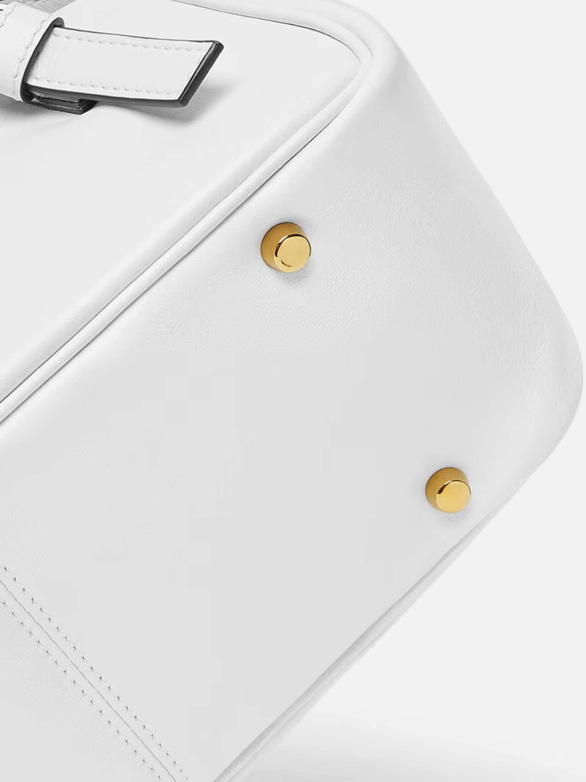 White Versace leather bag