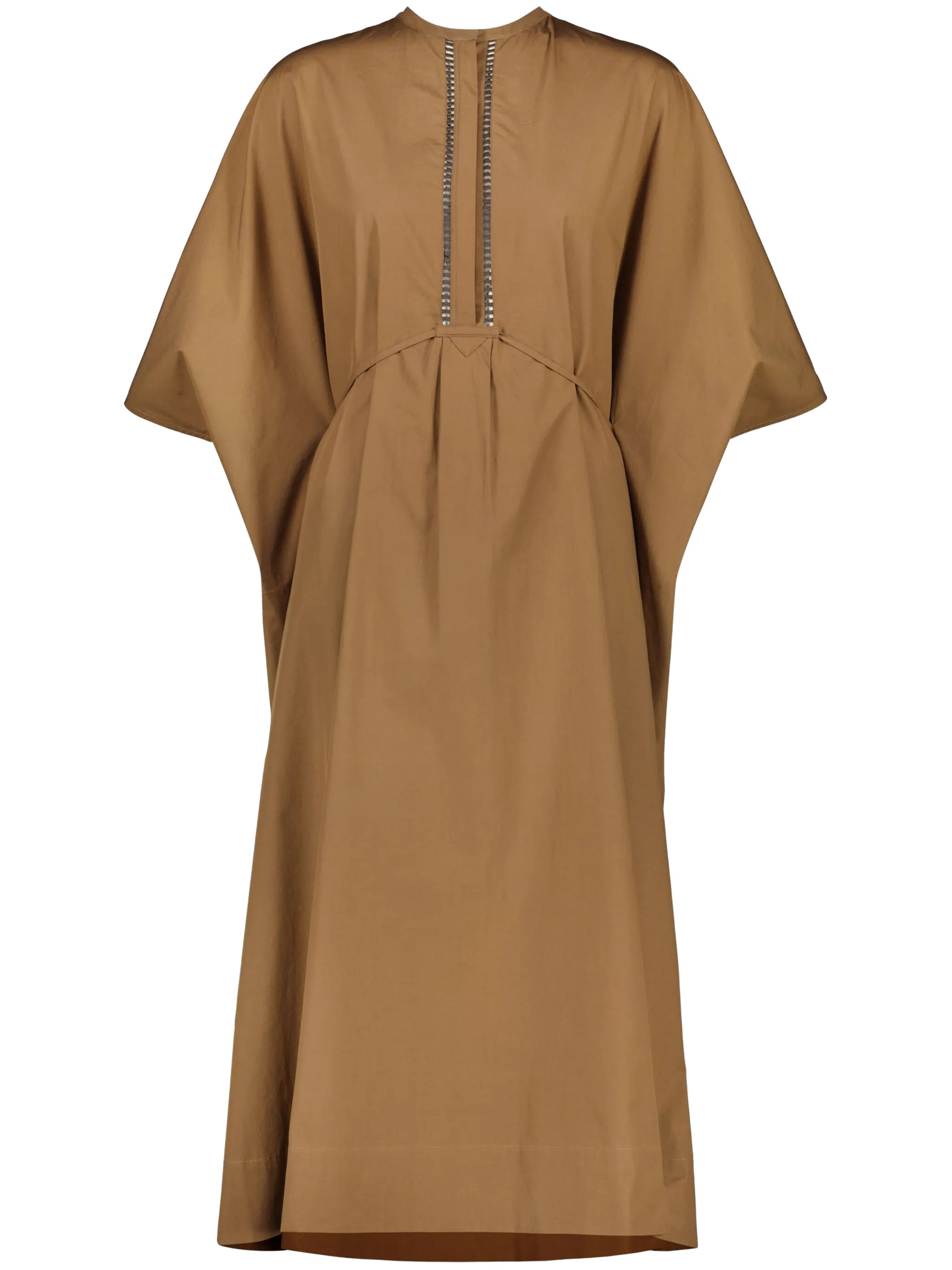 Brown Yves Salomon loose-fitting dress
